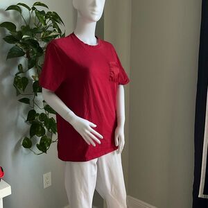 Michael Kors Red Short Sleeve Tee